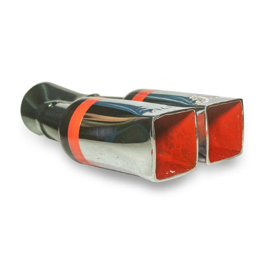 Terminal Dual Cuadrada de 3 Sin Rizo