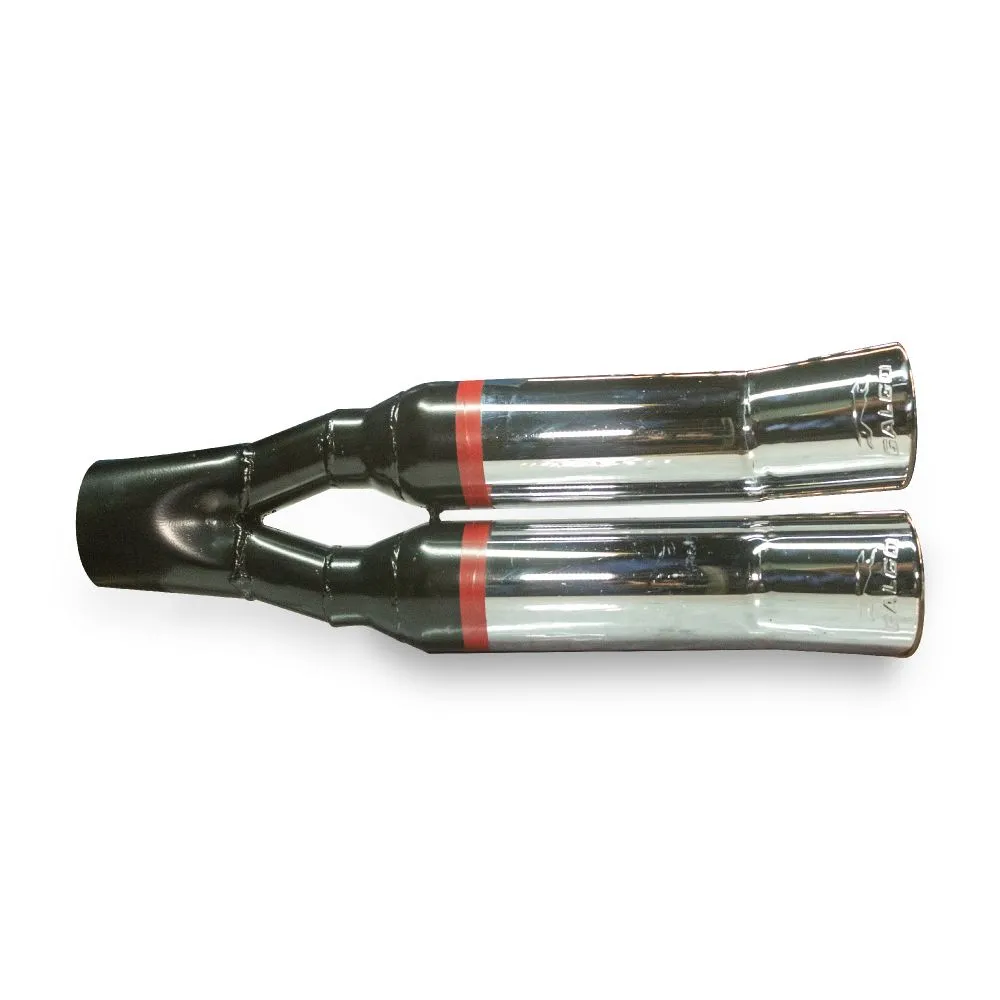 Terminal Dual de 4» x 40» Sesgada Engargolada - miniatura 3