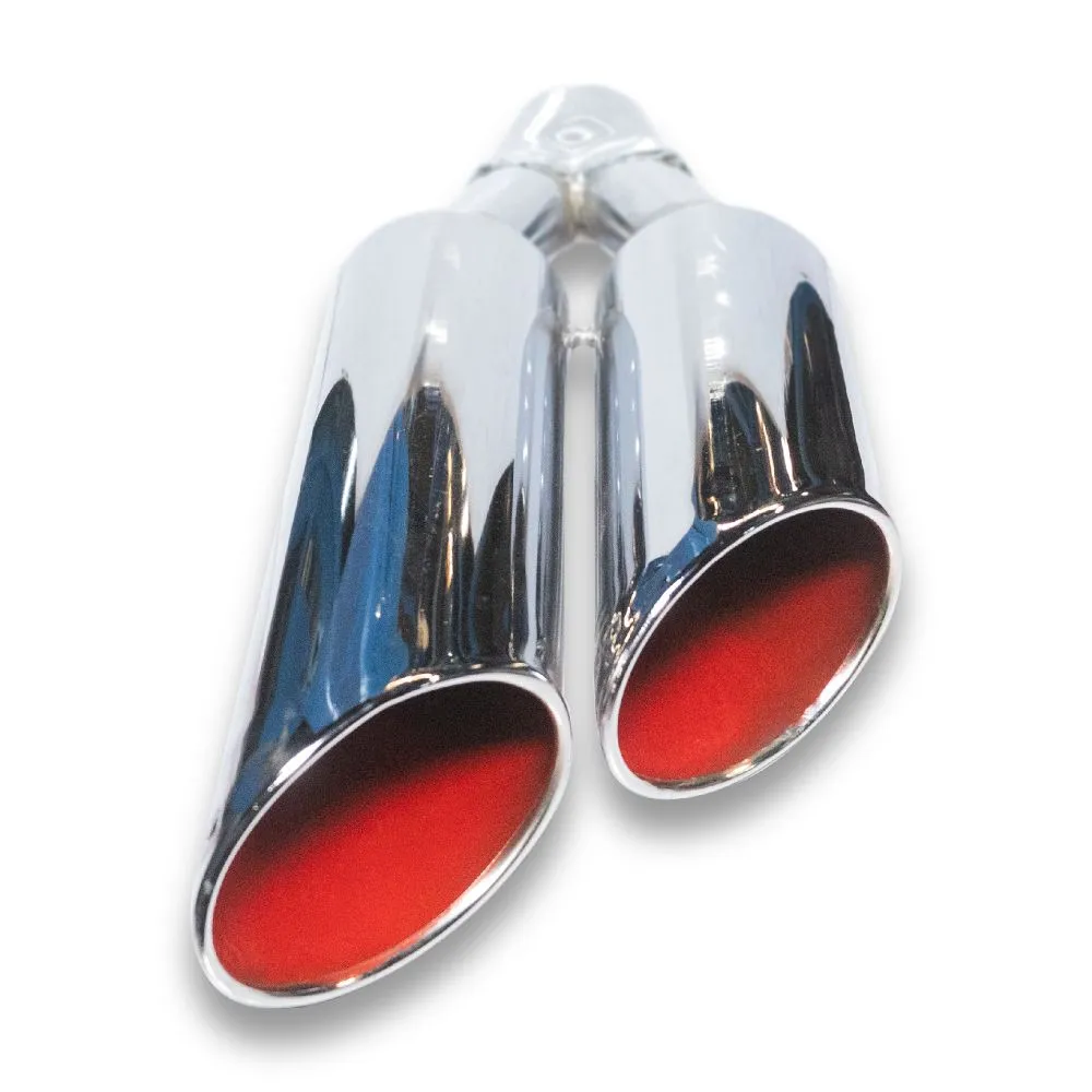 Terminal Dual Harley de 4» Cromada - miniatura 2