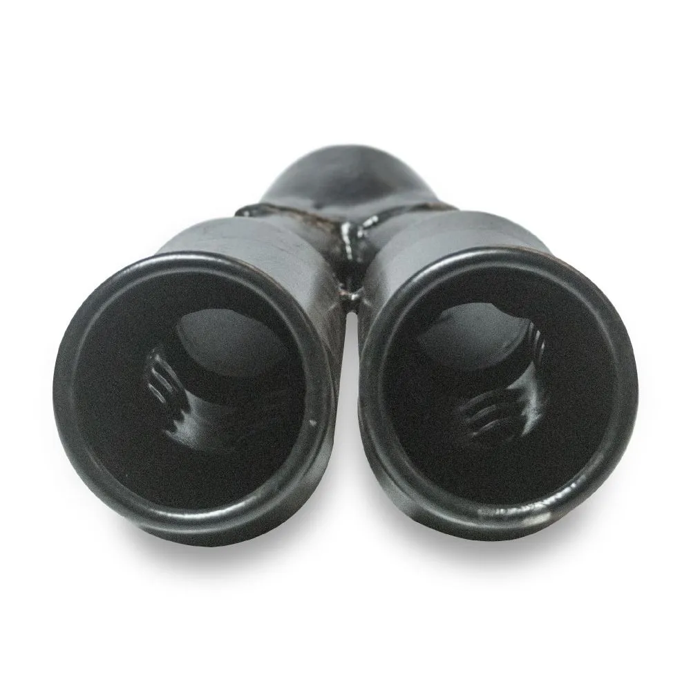 Terminal Dual Sesgada Engargolada de 2 1/2″ y 3″ Color Negro - miniatura 3