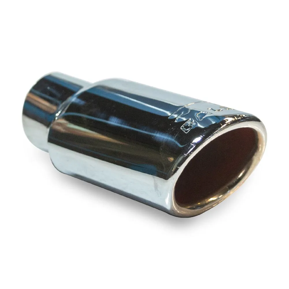 Terminal Sencilla Semi Ovalada de 3″ Sin Silenciador